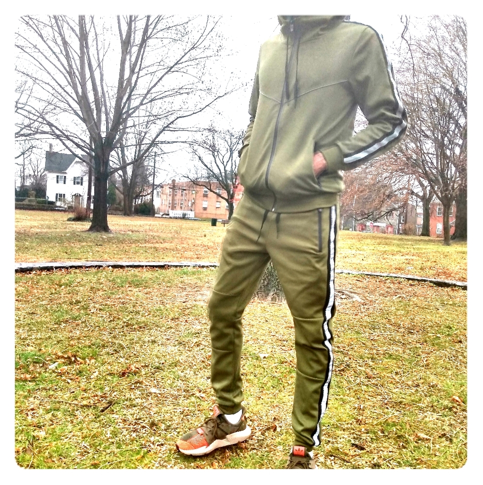 Olive Green Tracksuit